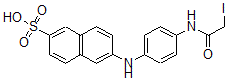 CAS#: 57450-03-0， 2-(4-(2-Iodoacetamido)phenyl)aminonaphthalene-6-sulfonic acid