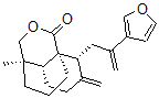 CAS#: 57459-42-4， (4R)-8beta-[2-(3-Furyl)Ethyl]-4aalpha,5,6,7,8,8alpha-Hexahydro-4-Methyl-7-Methylene-3H-4alpha,8aalpha-Propano-1H-2-Benzopyran-1-One
