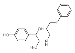 CAS#: 57476-29-6， 1-(4-Hydroxyphenyl)-2-(3'-phenylthiopropylamino)-1-propanol