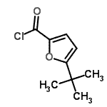 CAS#: 57489-92-6， 5-(2-Methyl-2-Propanyl)-2-Furoyl Chloride