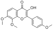 structure of CAS# 57499-06-6, 3-Hydroxy-4',7,8-Trimethoxyflavone;3-Hydroxy-4',7,8-Trimethoxyflavone