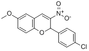 CAS#: 57544-20-4， 2-(4-Chlorophenyl)-6-Methoxy-3-Nitro-2H-1-Benzopyran