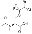 CAS#: 57596-70-0， N-Acetyl-S-(2-Bromo-2-Chloro-1,1-Difluoroethyl)-L- Cysteine