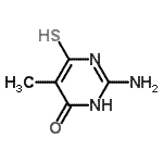 CAS#: 57613-17-9， 2-Amino-5-Methyl-6-Sulfanyl-4(1H)-Pyrimidinone