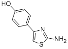 structure of CAS# 57634-55-6, 4-(2-Amino-Thiazol-4-Yl)-Phenol;4-(2-Aminothiazol-4-Yl)Phenol;4-(2-Amino-4-Thiazolyl)Phenol;Oprea1_415030