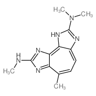 CAS#: 57695-32-6， N2,N2,N8,6-Tetramethyl-1H-Cyclohepta[1,2-d:3,4-d']diimidazole-2,8- diamine