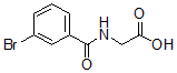 CAS 登录号：57728-60-6， N-(3-溴苯甲酰基)-甘氨酸