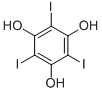 structure of CAS# 57730-42-4, 2,4,6-Triiodophloroglucinol;2,4,6-Triiodophloroglucinol