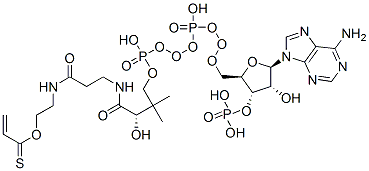 CAS#: 5776-58-9， S-[2-[3-[[4-[[[(2R,3S,4R,5R)-5-(6-Aminopurin-9-Yl)-4-Hydroxy-3-Phosphonooxyoxolan-2-Yl]Methoxy-Hydroxyphosphoryl]Oxy-Hydroxyphosphoryl]Oxy-2-Hydroxy-3,3-Dimethylbutanoyl]Amino]Propanoylamino]Ethyl] Prop-2-Enethioate