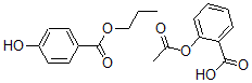 CAS#: 57762-41-1， 2-(Acetyloxy)-Benzoic acid mixt. with propyl 4-hydroxybenzoate