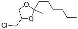 CAS#: 57840-72-9， 4-(Chloromethyl)-2-Hexyl-2-Methyl-1,3-Dioxolane
