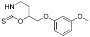 CAS 登录号：57841-35-7， 3,4,5,6-四氢-6-(3-甲氧基苯氧基甲基)-2H-1,3-恶嗪-2-硫酮