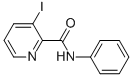 structure of CAS# 57841-90-4, 3-Iodo-N-Phenyl-2-Pyridinecarboxamide;2-Pyridinecarboxamide,3-Iodo-N-Phenyl-;3-IODO-N-PHENYL-2-PYRIDINECARBOXAMIDE