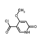 CAS 登录号：57852-56-9， 4-甲氧基-6-氧代-1,6-二氢-3-吡啶甲酰氯