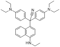 CAS 登录号：57855-48-8， 二(4-N,N-二乙基氨基-苯基)-(4-N-乙基氨基-萘-1-基)乙腈