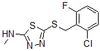 CAS#: 5787-02-0， 5-[(2-Chloro-6-fluorophenyl)methylthio]-N-methyl-1,3,4-thiadiazol-2-amine