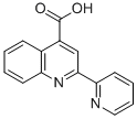 结构式 CAS# 57882-27-6, 2-吡啶-2-基-喹啉-4-羧酸