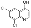 structure of CAS# 57935-38-3, 4-Hydroxy-6,8-Dichloroquinoline;6,8-DICHLORO-4-HYDROXYQUINOLINE;4-HYDROXY-6,8-DICHLOROQUINOLINE;6,8-DICHLORO-4-QUINOLINOL