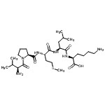 structure of CAS# 579492-81-2, L-Valyl-L-Prolyl-L-Methionyl-L-Leucyl-L-Lysine;Bax inhibitor peptide V5