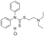 CAS#: 58-13-9， S-[2-(Diethylamino)Ethyl] Diphenyldithiocarbamate Monohydrochloride