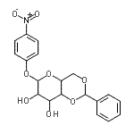 CAS#: 58056-41-0， 4-Nitrophenyl 4,6-O-Benzylidenehexopyranoside