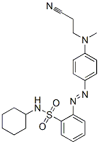 CAS#: 58104-35-1， 2-[[4-[(2-Cyanoethyl)Methylamino]Phenyl]Azo]-N-Cyclohexylbenzenesulphonamide