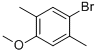 structure of CAS# 58106-25-5, 1-Bromo-4-Methoxy-2,5-Dimethylbenzene;1-BROM0-4-METHOXY-2 5-DIMETHYLBENZENE&