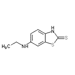 CAS 登录号：58106-94-8， 6-(乙基氨基)-1,3-苯并噻唑-2(3H)-硫酮