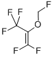 structure of CAS# 58109-34-5, Fluoromethyl 2,2-difluoro-1-(trifluoromethyl)vinyl ether;[2,2-Difluoro-1-(Trifluoromethyl)Ethenoxy]-Fluoro-Methane;1-Propene, 2-(Fluoromethoxy)-1,1,3,3,3-Pentafluoro-;1-Propene, 1,1,3,3,3-Pentafluoro-2-(Fluoromethoxy)-