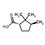 CAS#: 581094-59-9， (1S,3S)-2,2,3-Trimethylcyclopentanecarboxylic Acid