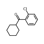 结构式 CAS# 58139-10-9, (2-氯苯基)(环己基)甲酮