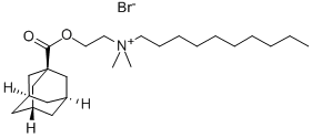 CAS#: 58158-77-3， N-{2-[(Adamantan-1-ylcarbonyl)oxy]ethyl}-N,N-dimethyl-1-decanaminium bromide