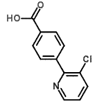 CAS#: 582325-32-4， 4-(3-Chloro-2-Pyridinyl)Benzoic Acid