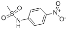 structure of CAS# 5825-62-7, 4-Nitro Methanesulfonanilide;4-NITRO METHANESULFONANILIDE