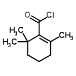 CAS#: 58254-14-1， 2,6,6-Trimethyl-1-Cyclohexene-1-Carbonyl Chloride