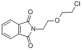 structure of CAS# 58290-51-0, 2-[2-(2-Chloroethoxy)Ethyl]-1H-Isoindole-1,3(2H)-Dione;2-[2-(2-CHLOROETHOXY)ETHYL]-1H-ISOINDOLE-1,3(2H)-DIONE;N-[(2-Chloroethoxy)Ethyl]Phthalimide;2-(2-CHLOROETHOXY)ETHYLPHTHALIMIDE