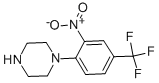 structure of CAS# 58315-38-1, N-[2-Nitro-4-(Trifluoromethyl)Phenyl]Piperazine;Eu-0004535;Zero/006279;1-[2-Nitro-4-(Trifluoromethyl)Phenyl]Piperazine Hydrochloride