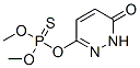 CAS 登录号：5836-40-8， O-(1,6-二氢-6-氧代哒嗪-3-基) O,O-二甲基硫代磷酸酯