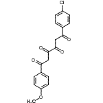 CAS#: 58368-97-1， 1-(4-Chlorophenyl)-6-(4-Methoxyphenyl)-1,3,4,6-Hexanetetrone