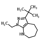 CAS#: 583811-64-7， 1-Ethyl-3-(2-Methyl-2-Propanyl)-1,4,5,6,7,8-Hexahydropyrazolo[3,4-b]Azepine