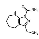 CAS#: 583812-69-5， 3-Ethyl-5,6,7,8-Tetrahydropyrazolo[3,4-b]Azepine-1(4H)-Carboxamide