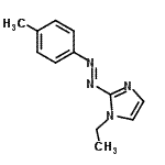 CAS#: 583879-19-0， 1-Ethyl-2-[(E)-(4-Methylphenyl)Diazenyl]-1H-Imidazole