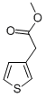 structure of CAS# 58414-52-1, Methyl Thiophene-3-Acetate;Methyl 2-(3-Thienyl)Acetate;2-(3-Thienyl)Acetic Acid Methyl Ester;Methyl 2-Thiophen-3-Ylethanoate