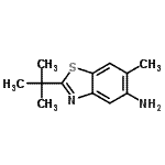 CAS#: 58460-30-3， 6-Methyl-2-(2-Methyl-2-Propanyl)-1,3-Benzothiazol-5-Amine