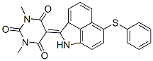 CAS#: 58470-74-9， 1,3-Dimethyl-5-[6-(Phenylthio)Benz[cd]Indol-2(1H)-Ylidene]Barbituric Acid