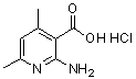 CAS 登录号：58483-96-8， 2-氨基-4,6-二甲基-3-吡啶羧酸盐酸盐