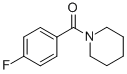 structure of CAS# 58547-67-4, N-(4-Fluorobenzoyl)Piperidine;(4-Fluorophenyl)(Piperidin-1-Yl)Methanone;1-Fluoro-4-(Piperidinocarbonyl)Benzene;(4-Fluorophenyl)(Piperidino)Methanone