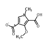 CAS#: 585525-11-7， 3-Methoxy-1-Methyl-4-Nitro-1H-Pyrrole-2-Carboxylic Acid