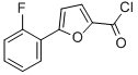 structure of CAS# 585566-00-3, 5-(2-Fluorophenyl)Furan-2-Carbonyl Chloride