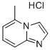 structure of CAS# 5857-49-8, 5-Methylimidazo[1,2-a]Pyridine Hydrochloride;5-Methylimidazo[1,2-A]Pyridine, Hcl